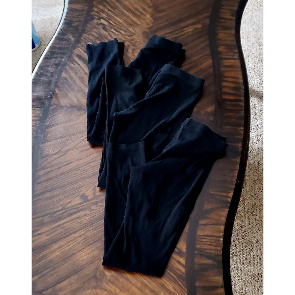 SET OF 3 OLD NAVY COTTON GIRLS LEGGINGS